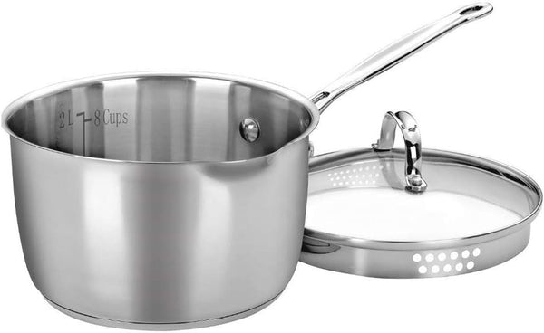 7193-20P Chef'S Classic Stainless 3-Quart Cook and Pour Saucepan with Cover1
