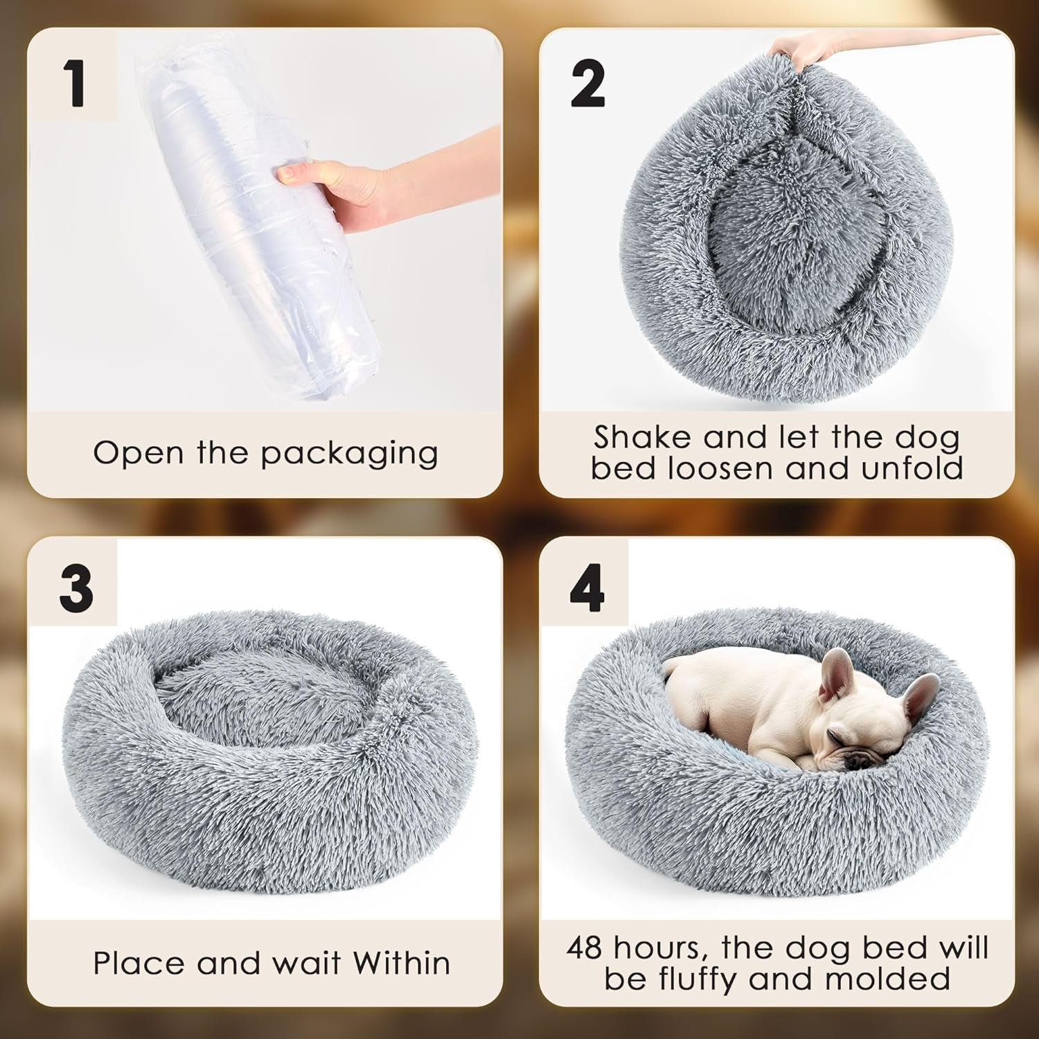 hoewina-dog-cat-bed-for-indoor-cats-20in-calming-donut-bed-for-puppy-and-kitten-washable-round-fluffy-pet-bed-for-small-medium-dogs-and-cats-light-grey