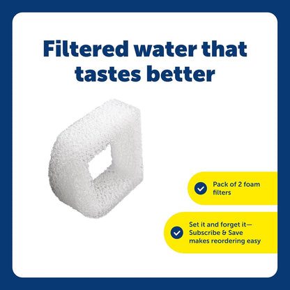 Petsafe Drinkwell Fountains Replacement Foam Filters | Certified Fit for Petsafe Drinkwell Ceramic and Stainless Fountains, Catches Hair/Debris, Protects Pump3