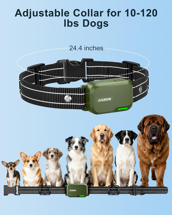 Dog Shock Collar - 4500FT Dog Training Collar with Remote, IPX8 Waterproof Electric Dog Collar with 4 Training Modes, Security Lock, Rechargeable Ecollar for 10-120Lbs Small Medium Large Dogs6