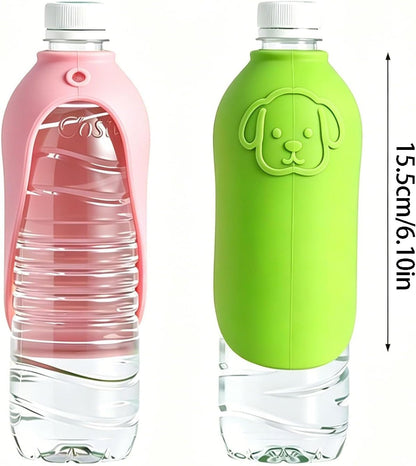 Portable Dog Water Bottle Dispenser with Silicone Bowl, Leak Travel Pet Water Feeder for Outdoor Walking Hiking, Small Dogs3