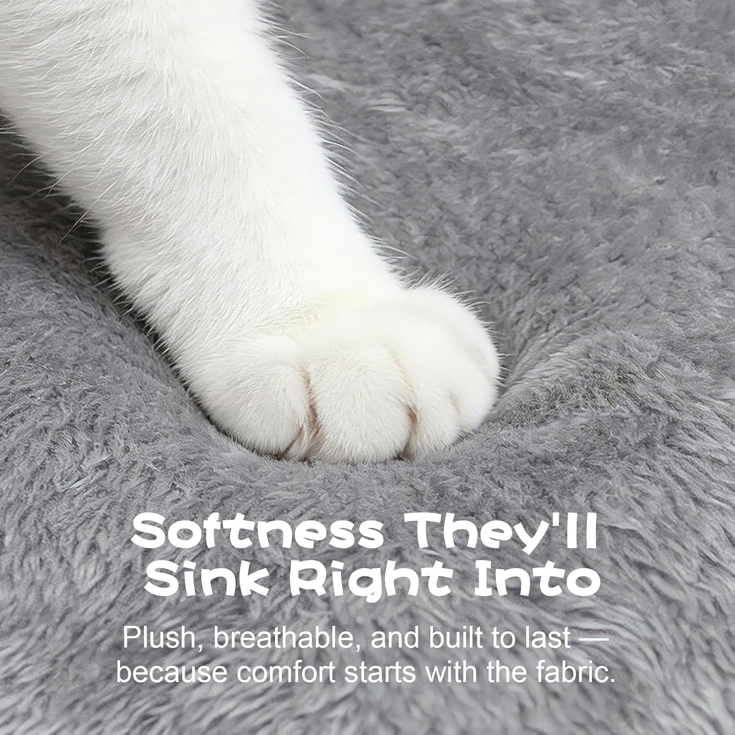 cat-bed-cave-with-pillow-cat-toys-cat-bed-for-indoor-cats-dog-17-7in-up-to-15-lbs-dual-sided-cushion-reversible-comfort-for-all-seasons-semi-enclosed-design-machine-washable-grey
