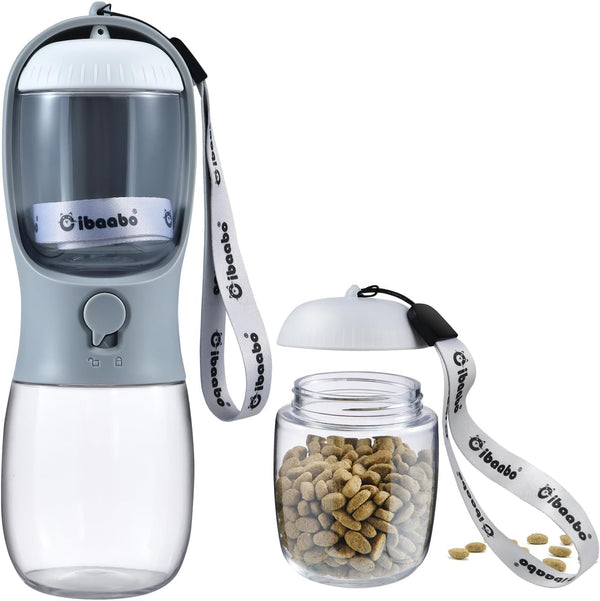 Cibaabo Dog Water Bottle Portable with Food Container & Filter for Travel | Feeding & Hydration | Travel Water Bowl | Portable Pet Dispenser | Dog Gifts | Puppy Essentials | for Hiking Camping Beach28