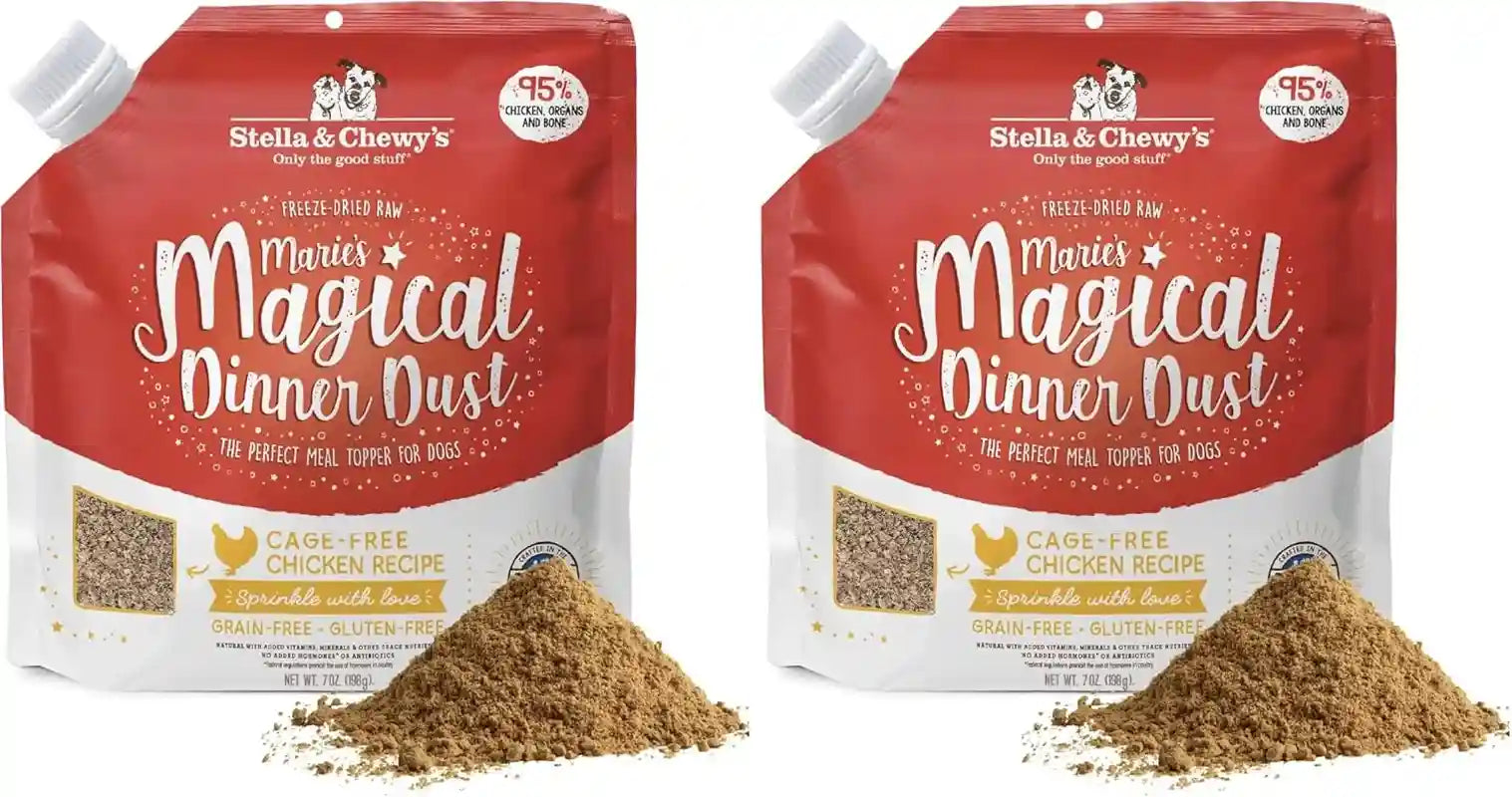 stella-chewys-freeze-dried-raw-marie-s-magical-dinner-dust-premium-beef-dog-food-topper-with-organic-fruits-vegetables-perfect-for-picky-eaters-7oz