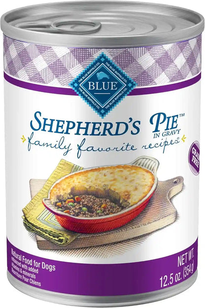 Blue Buffalo Family Favorite Recipes Sunday Chicken Dinner in Gravy Natural Wet Dog Food for Adult Dogs, Grain-Free Recipe with Natural Ingredients, Vitamins & Minerals, 12.5-Oz. Can (12 Count)16