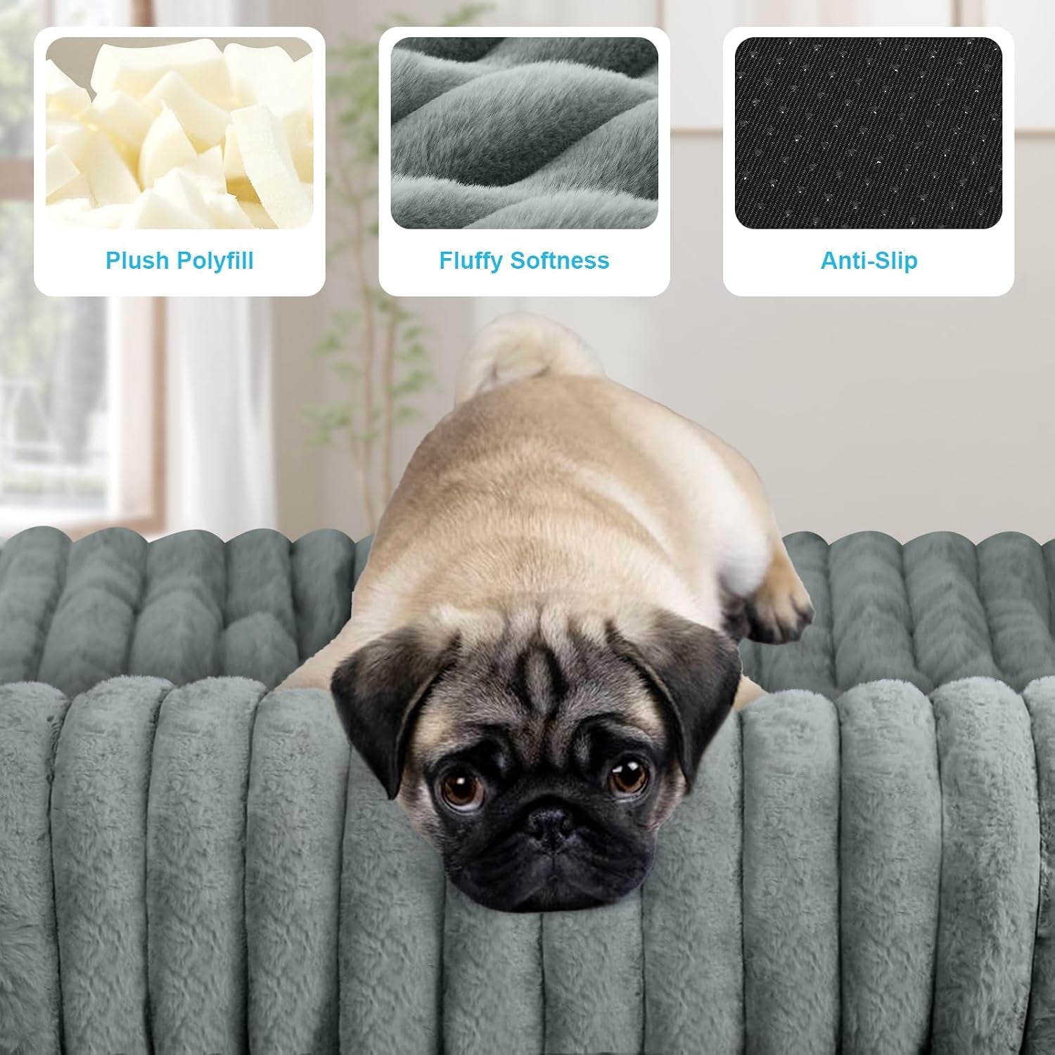 dog-beds-medium-large-sized-dog-dog-bed-for-crate-with-pillowgrey-xl-comfort-large-dog-bed-washable-dog-bed-with-removable-cover-durable-orthopedic-deluxe-plush-dog-crate-pad-bed