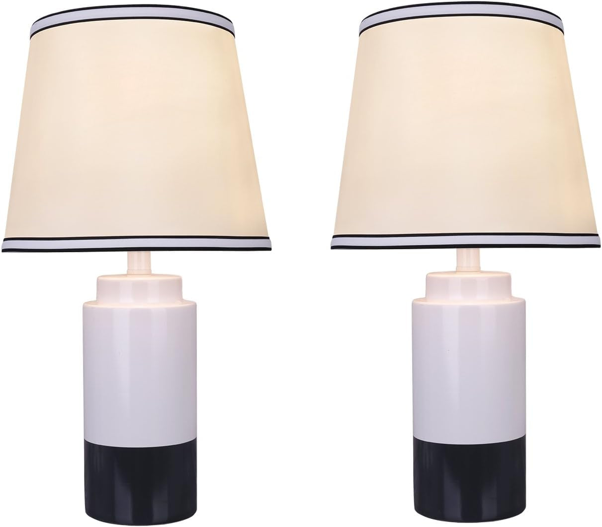 40114-32-two-pack-set-18-1-2-high-traditional-ceramic-table-lamp-off-white-black-and-empire-shaped-lamp-shade-in-off-white-10-wide
