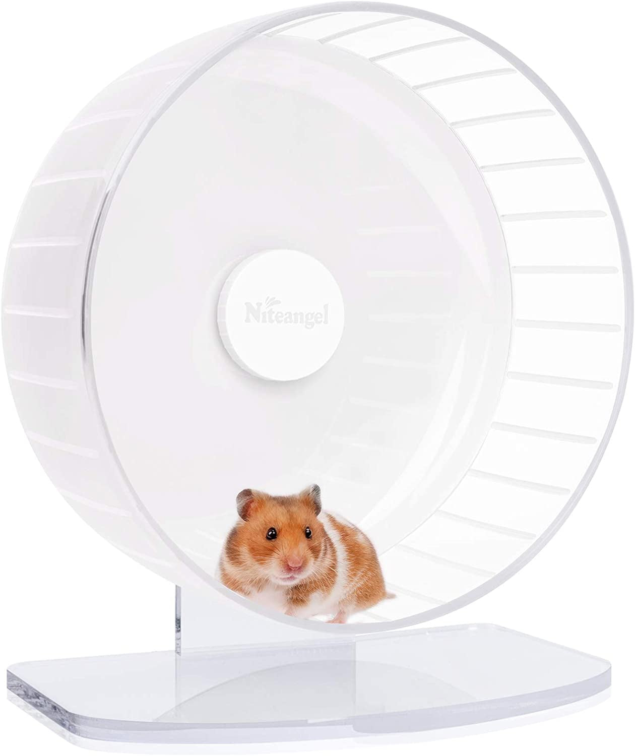 niteangel-super-silent-hamster-exercise-wheels-quiet-10-inch-running-wheel-can-10-6-13-4-adjustable-height-no-bend-back-spinner-running-for-dwarf-syrian-hamster-gerbils-mice-or-other-small-animal