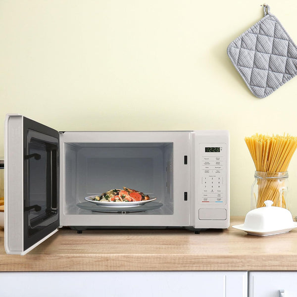 0.9 Cu. Ft. 900 Watt Countertop Microwave in White2