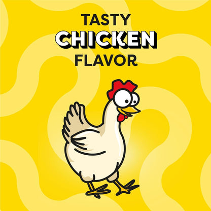 Temptations Meaty Bites Savory and Soft Cat Treats, Chicken Flavor, 4.12 Oz | Real Meat, High Protein, under 2 Calories per Treat, Resealable Stay-Fresh Pouch, Use as Snack or Food Topper4