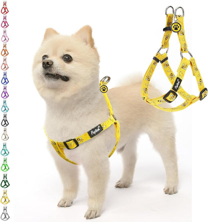 PUPTECK No Pull Dog Harness Soft Adjustable Basic Nylon Step in Puppy Vest Outdoor Walking with ID Tag43
