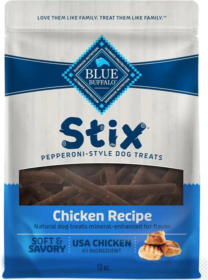 Blue Buffalo Beef Stix Pepperoni-Style Dog Treats, Soft & Meaty Dog Snacks Made in the USA with Real Beef & Natural Ingredients and Enhanced with Vitamins, Minerals, & Other Nutrients, 13 Oz.19