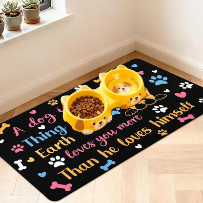 Pet Feeding Mat for Floors Cat Food Mat Waterproof Dog Food Mat and Water Absorbent Quick Dry Non Slip Mat for Cat Bowls21