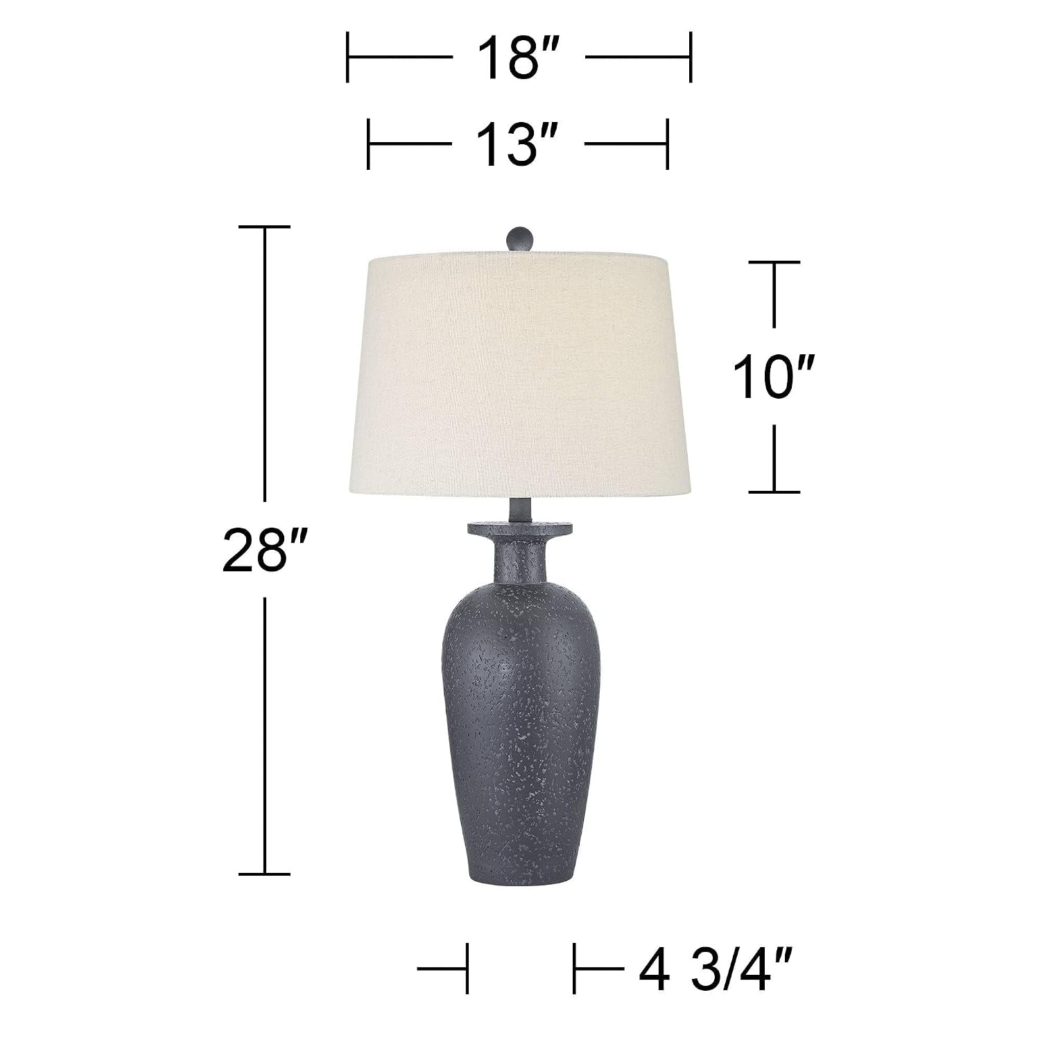 glenwood-28-tall-3-way-table-lamps-set-of-2-charcoal-gray-farmhouse-rustic-country-cottage-living-room-bedroom-bedside-nightstand-house-office-home-reading-kitchen-entryway-white-shade