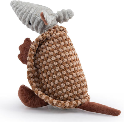 Hollypet Plush Squeaky Armadillo Chew Dog Toy for Small Medium, 8" | Cute Stuffed Armadillo Toy with Unique Grunt Squeaker & Textured Fabric for Teeth Cleaning. Great for Small & Medium Dogs48