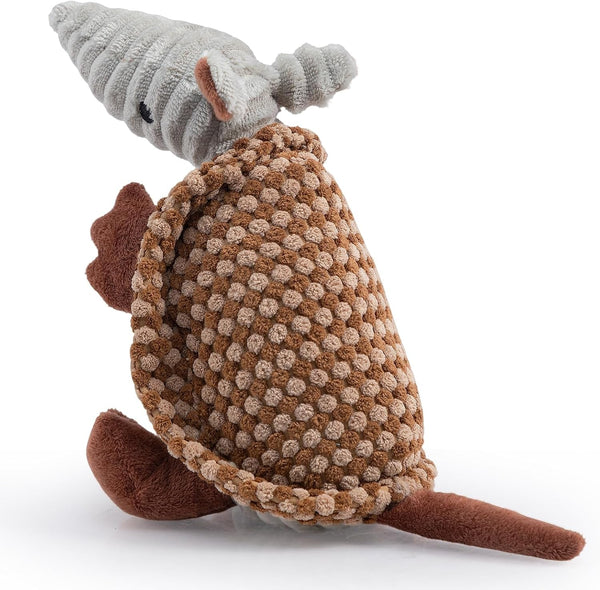 Hollypet Plush Squeaky Armadillo Chew Dog Toy for Small Medium, 8" | Cute Stuffed Armadillo Toy with Unique Grunt Squeaker & Textured Fabric for Teeth Cleaning. Great for Small & Medium Dogs48