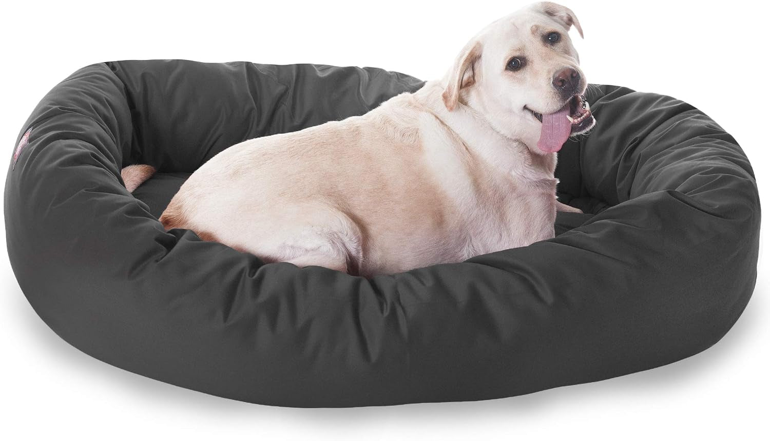 majestic-pet-40-inch-bagel-calming-dog-bed-washable-cozy-soft-round-dog-bed-with-spine-support-for-dogs-to-rest-their-head-fluffy-donut-dog-bed-40x29x9-inch-round-pet-bed-large-blue