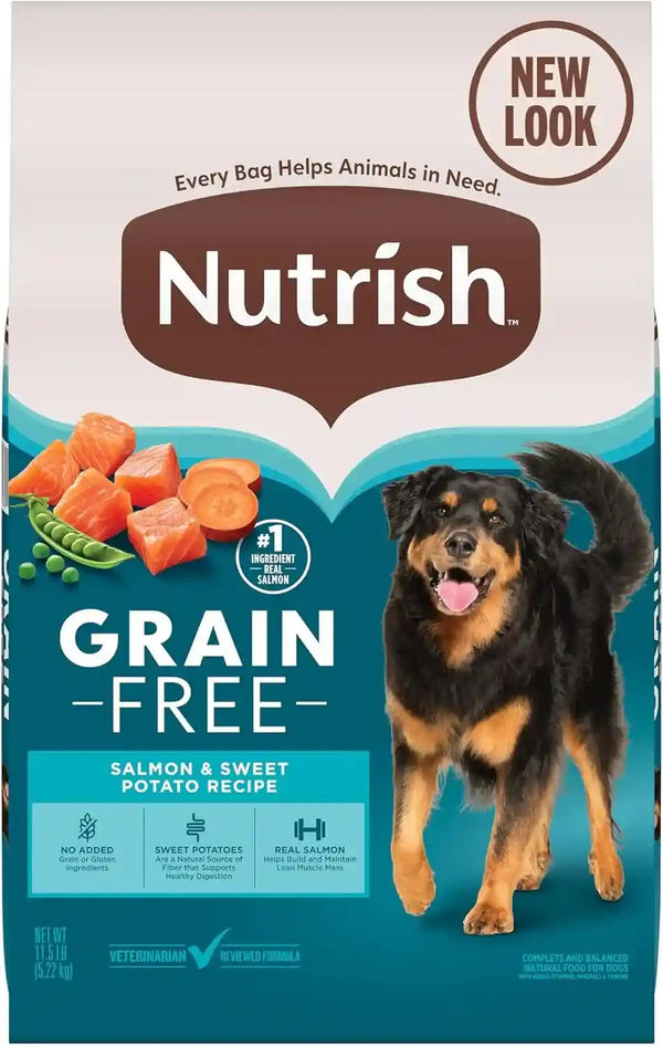 Nutrish Grain Free Dry Dog Food, Salmon & Sweet Potato Recipe, 23 Lb. Bag (Rachael Ray)12