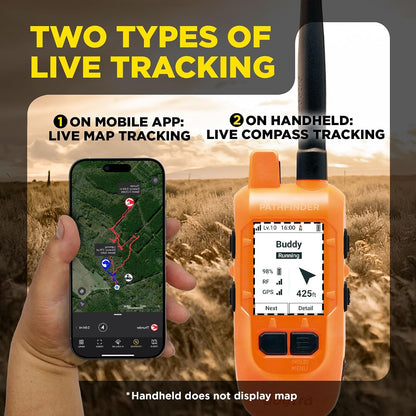 Dogtra PATHFINDER2 MINI Compass Live GPS Dog Tracking & Training System - 4-Mile Range E-Collar Handheld with No Subscription, Offline Maps, GPS Fence, Expandable up to 21 Dogs, for Dogs 15+ Lbs3