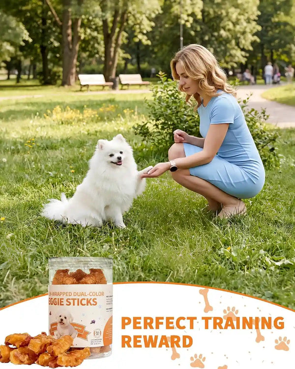 Chicken Jerky Sweet Potato Dog Treats Healthy Training Chew Snacks 12.5 Oz | 1 Pack Chicken Wrapped Sweet Potato Veggie Stick for Small Medium Large Dog Low Fat Pet Healthy Long Lasting Chewy Dog Treats3