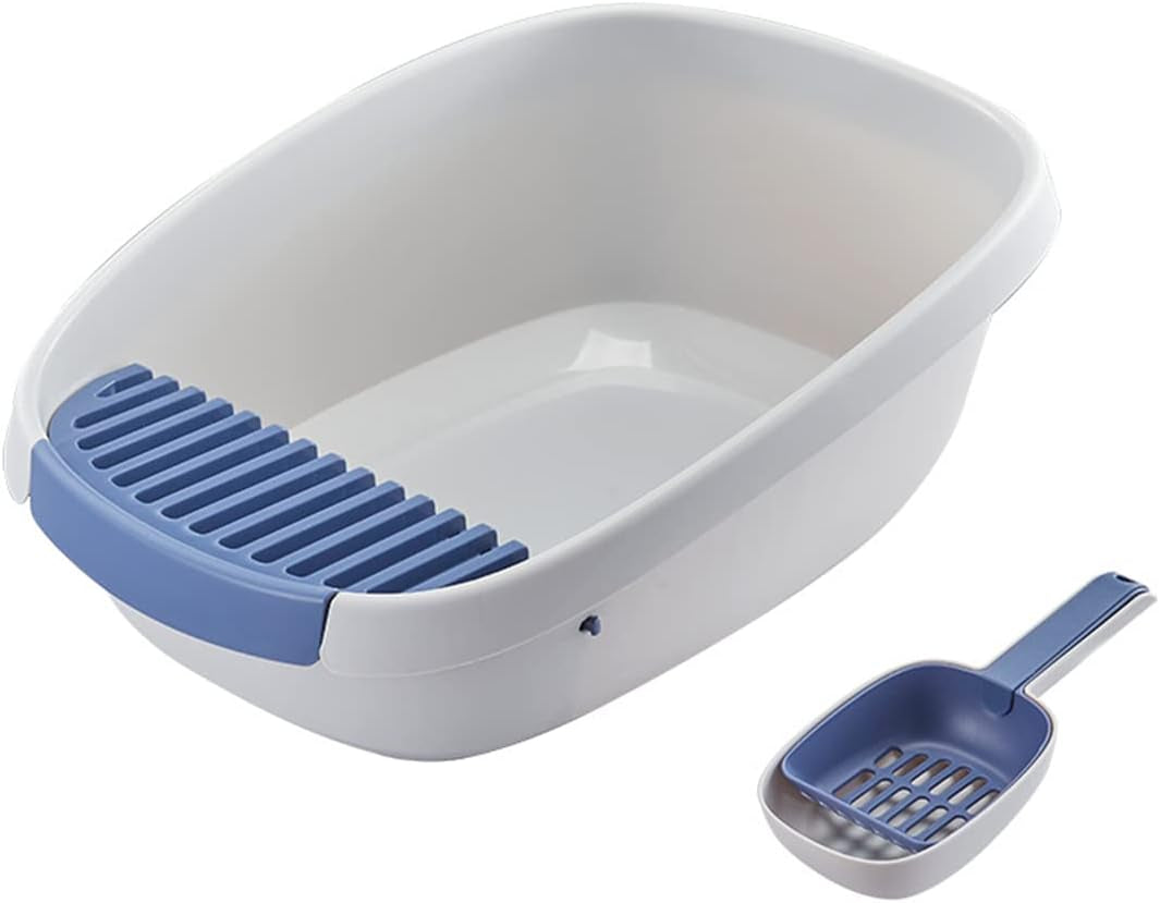 open-cat-litter-box-large-litter-pan-for-cats-high-sided-kitten-litter-box-with-cat-litter-scoop-removable-pedal-type-cat-toilet-pet-supplies-easy-to-clean