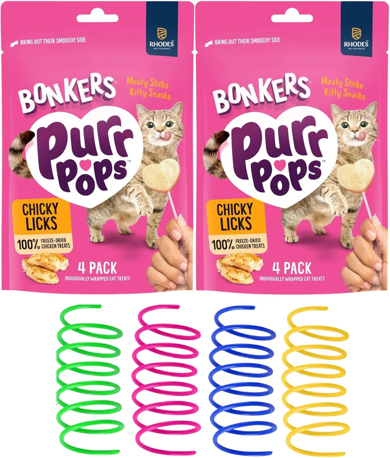 bonkers-purr-pops-chicky-licks-freeze-dried-cat-treats-4-count-2-packs-with-cat-spring-toys