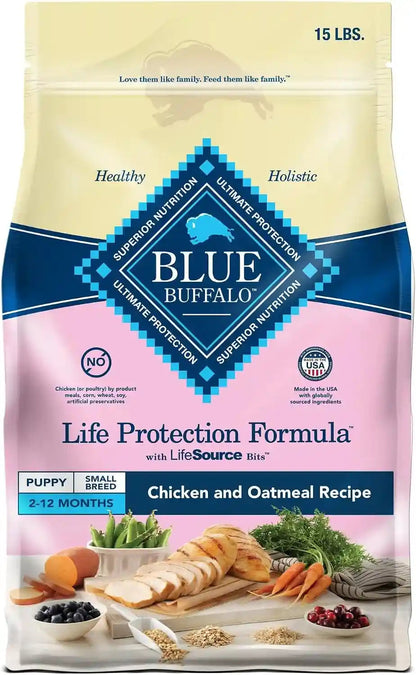 Blue Buffalo Life Protection Formula Chicken Small Breed Puppy Food, 5 Lb | with DHA for Brain Development, Real Chicken #1 Ingredient, Antioxidant-Rich Lifesource Bits, Formulated for Small Breed Dogs12