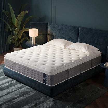 King Mattress, 14 Inch Medium Firm Hybrid with Motion Isolation | Breathable Hybrid Comfort with Responsive Support, Motion Isolation, Reinforced Edges, and Certipur-Us Certified Foam.9