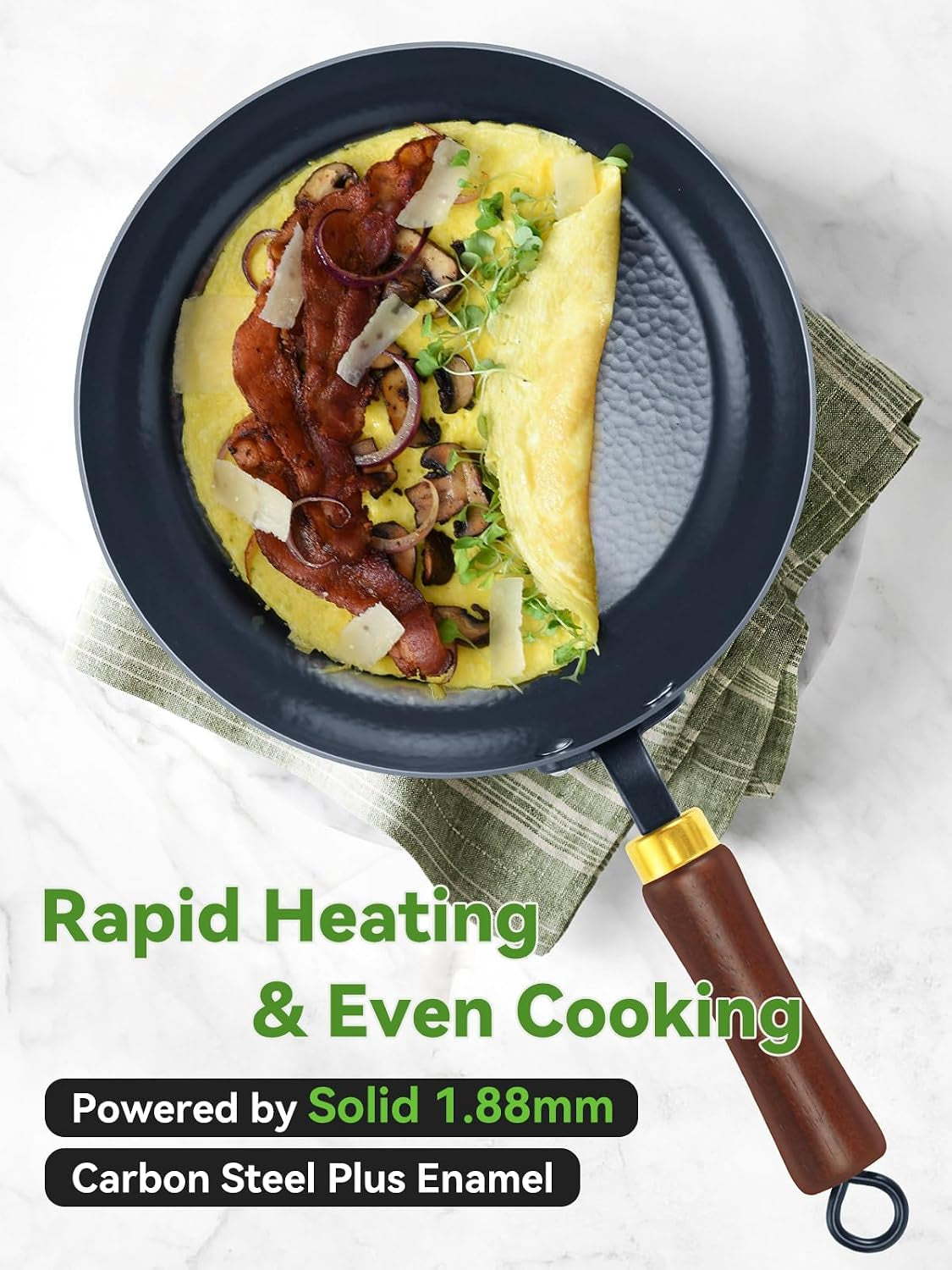 9-5-enameled-carbon-steel-skillet-nonstick-frying-pan-carbon-steel-pan-stay-cool-wooden-handle-high-wall-pan-season-free-stir-fry-pan-non-toxic-ptfe-pfoa-free