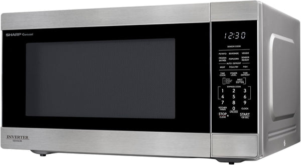 SMC2266KS 2.2 Cu. Ft. 1200W Stainless Steel Countertop Microwave Oven | Stainless Steel, Removable 16.5" Carousel Turntable12