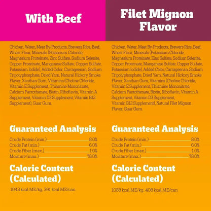 Pedigree Chopped Ground Dinner Wet Dog Food, Beef Pack, 13.2 Oz, 12 Count | 100% Complete & Balanced, 36 Vitamins & Minerals, Slow Cooked, 30%+ Water for Hydration, Supports Skin & Coat & Lean Muscles9