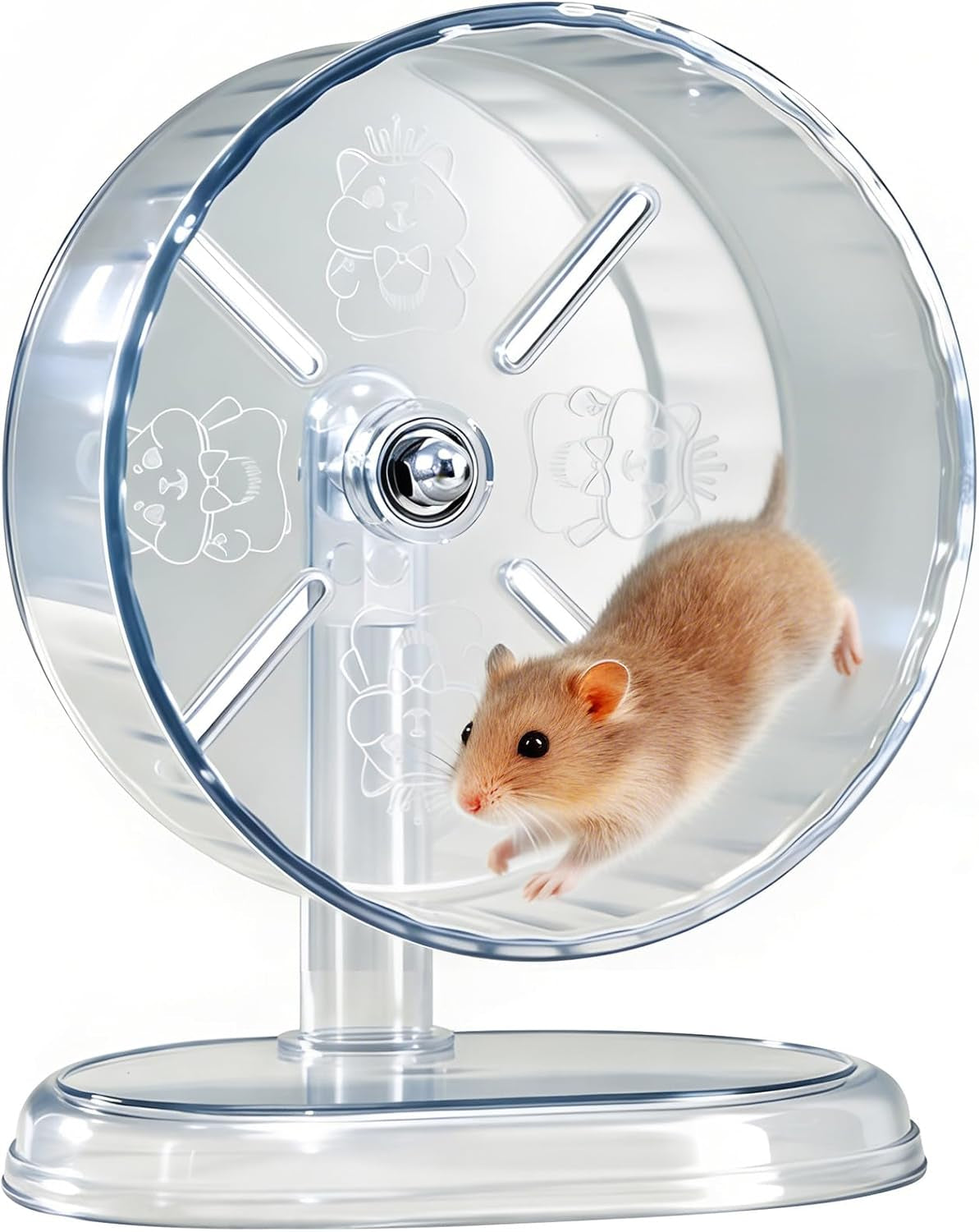 hamster-exercise-wheel-super-silent-small-animals-exercise-wheels-quiet-hamster-running-wheels-with-adjustable-stand-for-hamsters-gerbils-rats-other-small-petstransparent-7-inch