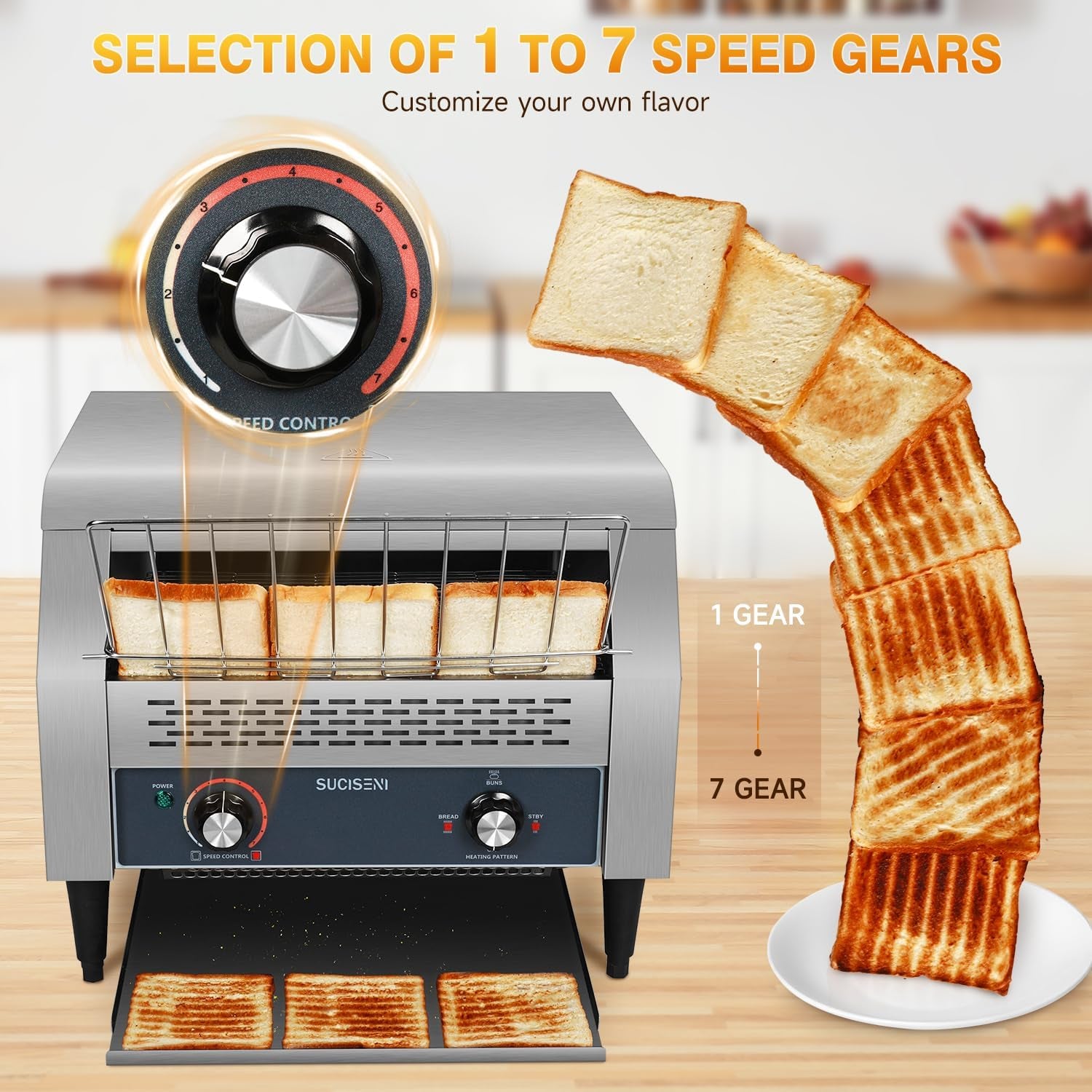 commercial-conveyor-toaster-450-slices-hour-stainless-steel-toaster-2600w-heavy-duty-industrial-toasters-electric-oven-with-dual-heating-tube-for-bagel-bread-croissant-bakery-restaurant-cafe