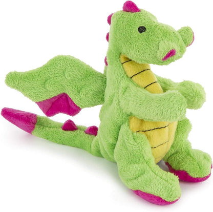 Godog Bubble Plush Dragons Squeaky Dog Toy, Chew Guard Technology - Coral, Large27