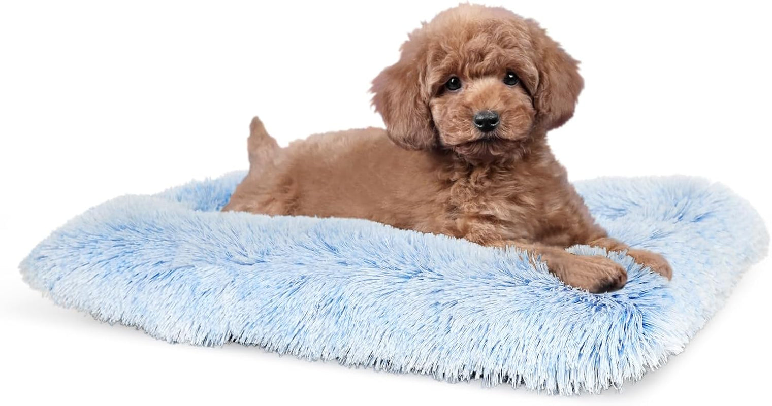 nononfish-dog-crate-bed-for-small-dogs-washable-orthopedic-flat-for-inside-crate-cages-kennel-house-sofa-plush-comfy-sleeping-beige-24-in