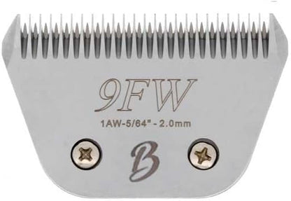 Detachable a Series Wide 30 Blades for Dog Grooming Cuts Length 1/50" - 0.5Mm Japanese Carbonized Steel Wide Grooming Blades Compatible A5 Series Wide Clippers for Dogs(30W)18
