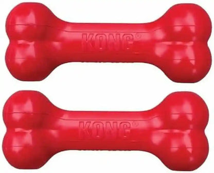 KONG Goodie Bone - Classic Durable Natural Rubber Dog Bone, Supports Mental Engagement - Treat Dispensing - Red - for Medium Dogs11