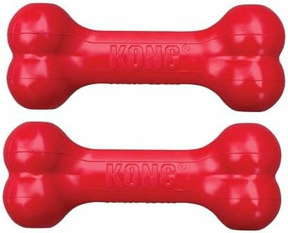 KONG Goodie Bone - Classic Durable Natural Rubber Dog Bone, Supports Mental Engagement - Treat Dispensing - Red - for Medium Dogs11