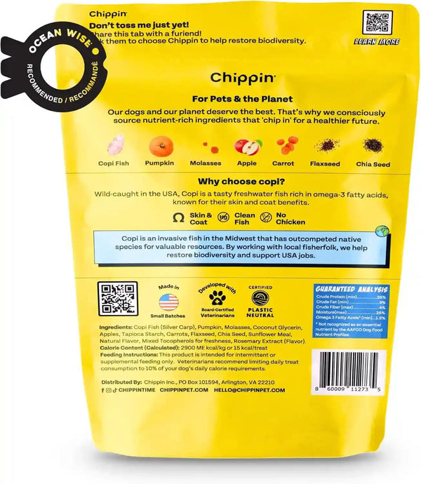 Fish Dog Treats for Skin & Coat, Healthy Soft Chews with Real Pumpkin, Grain Free, Easy to Digest for Training or Rewards for Small, Large Dogs, Natural Ingredients for Sensitive Stomach, Made in USA9