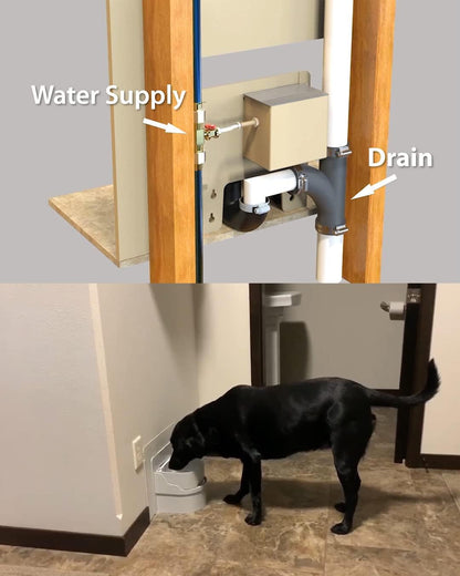 Perpetual Well Automatic Pet Water Bowl (Wall Mount)9
