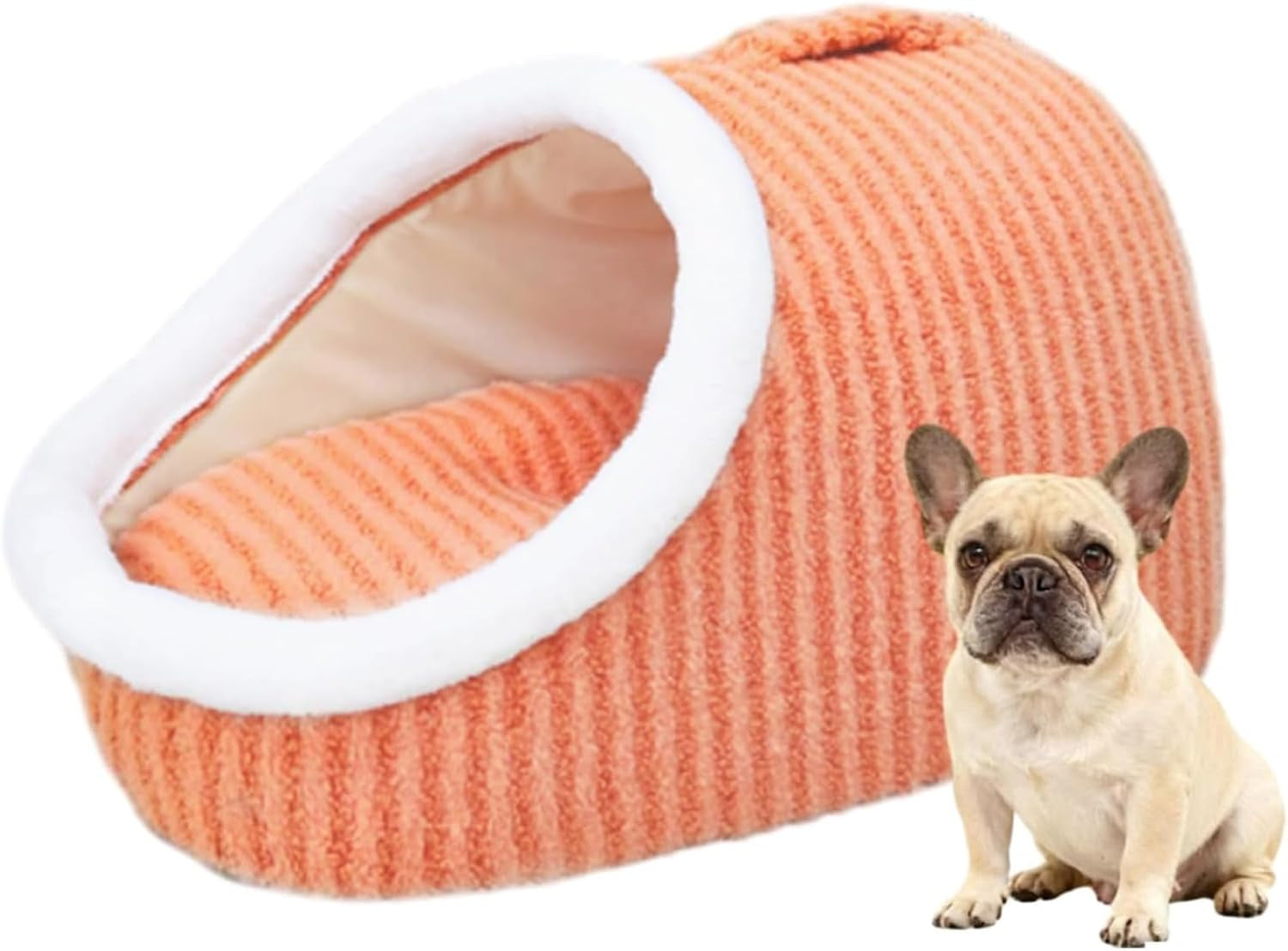 warm-nest-dog-bed-soft-cozy-pet-cave-with-removable-cushion-non-slip-washable-soft-slipper-cave-for-small-and-medium-pets-blue-large