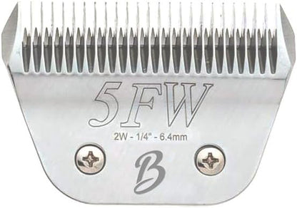 Detachable a Series Wide 30 Blades for Dog Grooming Cuts Length 1/50" - 0.5Mm Japanese Carbonized Steel Wide Grooming Blades Compatible A5 Series Wide Clippers for Dogs(30W)8