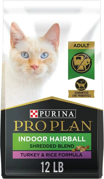 Purina Pro Plan Hairball Management, Indoor Cat Food, Turkey and Rice Formula - 7 Lb. Bag14