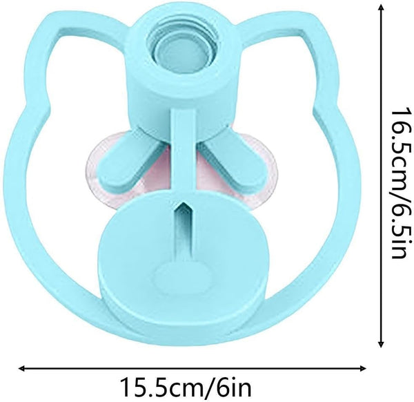 Cat Water Fountain Stand, Cat Water Bottle Dispenser, Automatic Anti-Tipping Pet Supplies, Kitten Wat-Er Bottle Basin Stand, Pet Wate-R Dispenser Station Stands for Puppy Kitten Breed Balcony4
