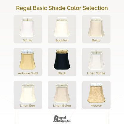 Royal Designs BS-716-14BG Square Cut Corner Basic Lamp Shade, 9 X 14 X 12.5, Beige5