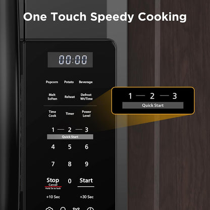 BLACK+DECKER over the Range Microwave Oven, 1.7 Cu.Ft, 1000W, Black | over the Stove Microwave, Vent Fan, One-Touch Auto Cook, 10 Power Levels, Child Lock3