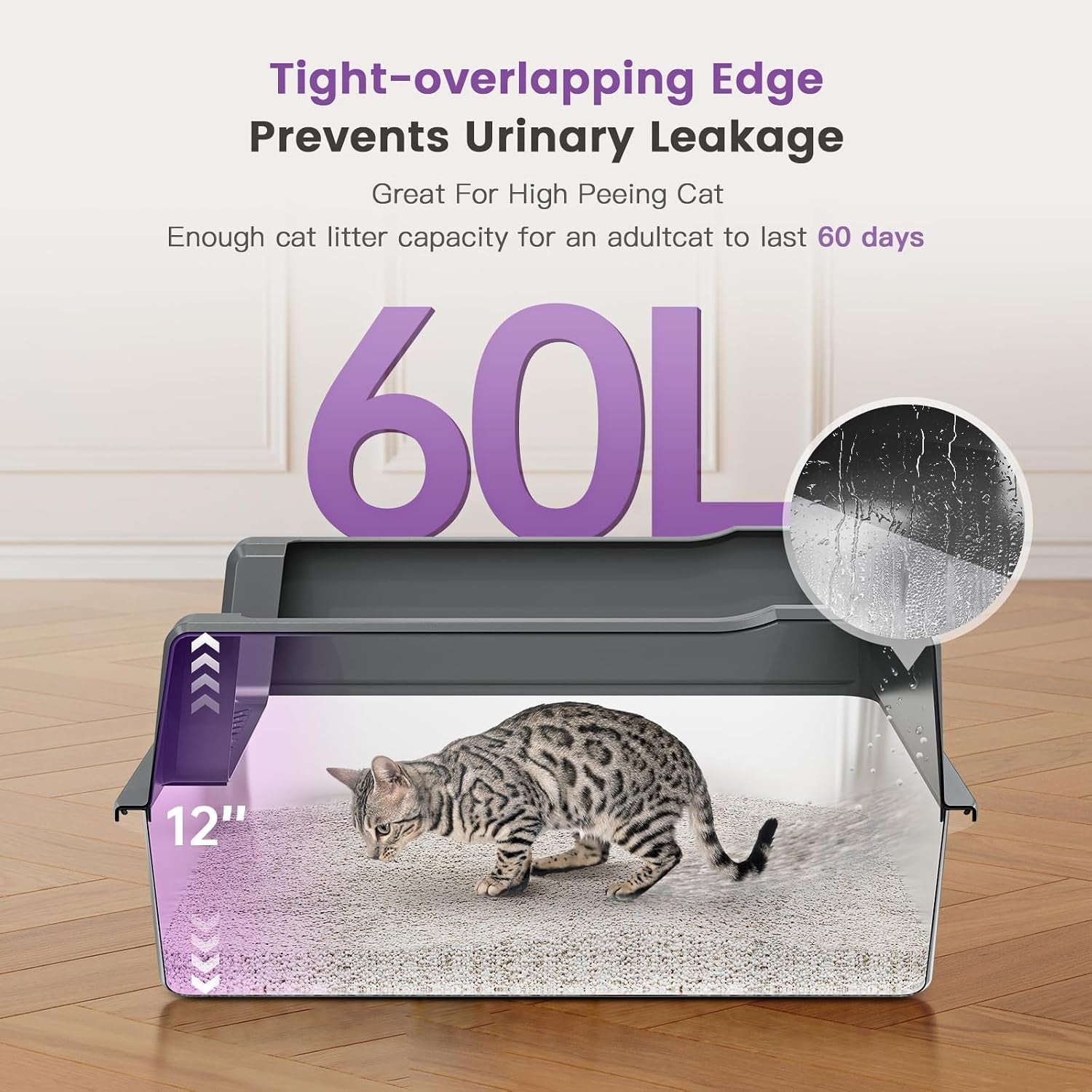 extra-large-xxl-stainless-steel-cat-litter-box-with-lid-26-l-x-18-w-x-12-h-metal-litter-box-with-hight-sides-for-big-cats-multiple-cats-never-absorbs-odors-anti-urine-leakage-easy-cleaning