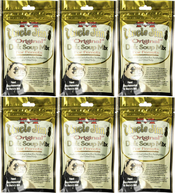 Marshall Uncle Jim'S Original Duk Soup Mix for Ferrets 1.69Lb (6 X 4.5Oz)3