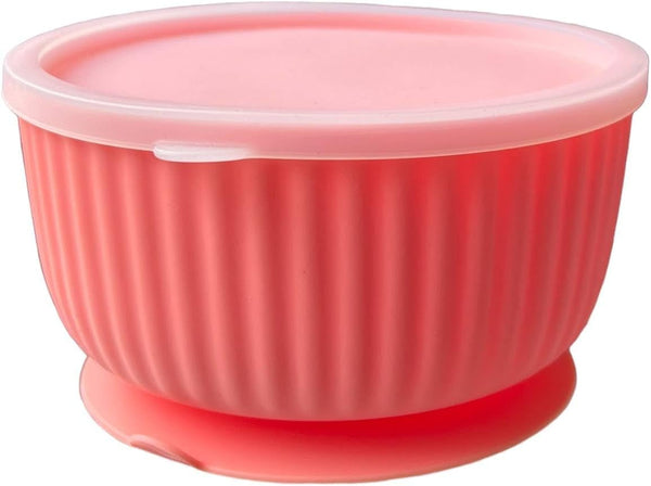 Cat Bowls with Suction Cup 13 Oz — Elevated Silicone Pet Dish with Non-Slip Bottom for Dry Food, Wet Food and Water (Terracotta)21