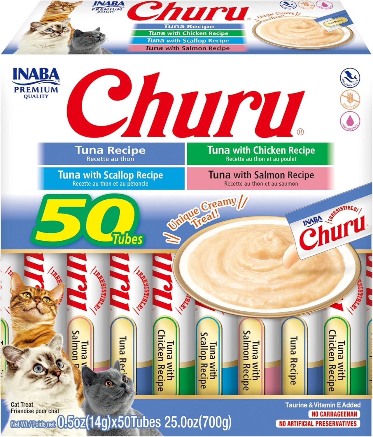 inaba-churu-cat-treats-grain-free-creamy-puree-cat-treat-topper-chicken-variety